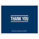 Navy Bold Thank You Folded Note Cards Image 4 of 5